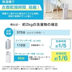 【美品】アイリスオーヤマ　衣類乾燥除湿機の画像