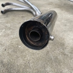ZRX400メーカー不明ショートマフラーの画像