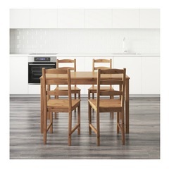 大阪府茨木市 引取限定】IKEA ヨックモックダイニングテーブル＋