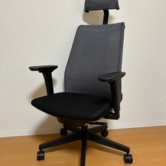 【美品】イトーキ サリダ YL8 スノーグレー オフィスチェア