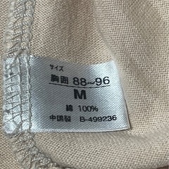 ノンブランド ロンT  はだいろ 
首によれ伸びありの画像