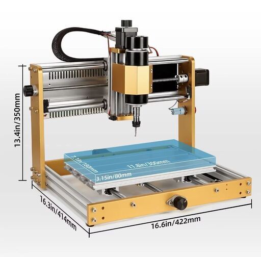 CNC 3018 pro max オール金属 500wモーター・レーザー付き・多種類ビット付き・すぐ使えます！