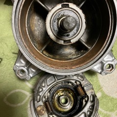 HONDAモトラ純正フロントドラムの画像
