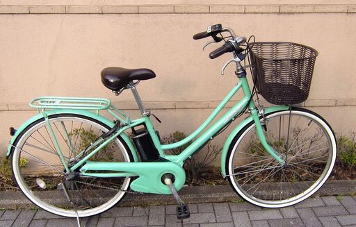 ★整備済 タイヤ新品 BS Assista Prima 26型 バッテリー2個　充電器付き　乗って帰れます