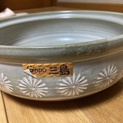 お値下げしました！【未使用品】銀峯三島　土鍋　多分9号の画像