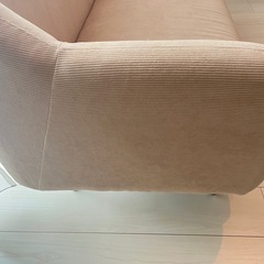 【LOWYA】
コーデュロイ調ソファ（韓国インテリア）の画像