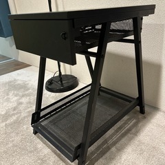IKEA サイドテーブル　引き出し付きの画像