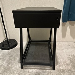 IKEA サイドテーブル　引き出し付き