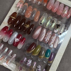在宅ネイルの画像