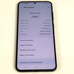 【良品】【Galaxy S23 + 】【256gb ブラック】 【SIMフリー】の画像
