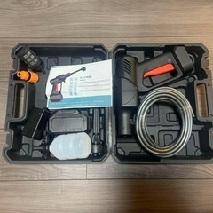 【本日限定お値引き中】高圧洗浄機 コードレス 充電　20000mAhバッテリ　軽量 小型 充電式の画像