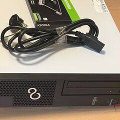 中古 デスクトップパソコン　富士通 ESPRIMO D588/BX FMVD4300DP Core i7-9700 /メモリ8.0GB/KIOXIASSD480GB/Windows 11 Pro OFFICE付きの画像