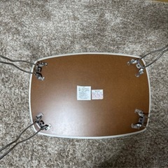 折りたたみ式　ローテーブルの画像