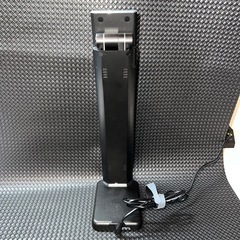 ドウシシャ 電波時計付きLEDデスクライト　DL-R108BK DL-R108BKの画像