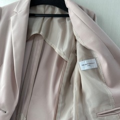 THE SUIT COMPANY ピンクスーツジャケット ストライプ裏地の画像