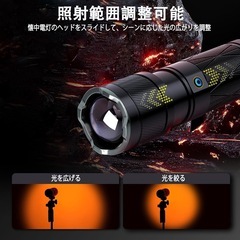 【新品未開封】撮影用ライト 照明 撮影ライト LEDビデオライト 懐中電灯型撮影ライトの画像
