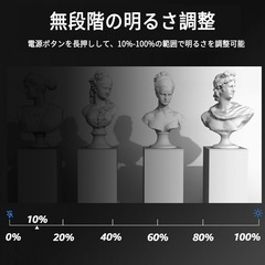【新品未開封】撮影用ライト 照明 撮影ライト LEDビデオライト 懐中電灯型撮影ライトの画像