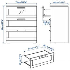 IKEA チェストの画像