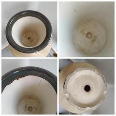 植木鉢　和鉢　ツヤあり　陶器鉢　プランター　十角形の画像