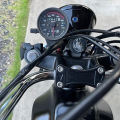 YAMAHA TW200 セル始動 2JL 自賠責R9年8月まで blackcustom vintageの画像