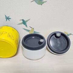 プーさん　保温2段ステンレスランチポット弁当箱 950ml　持ち手付　デリカポット　スープジャーの画像