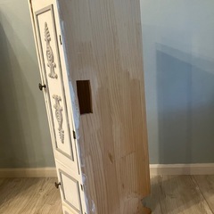 ハンドメイド　隙間家具 手作り　キャビネット　戸棚　カントリー　インテリアの画像