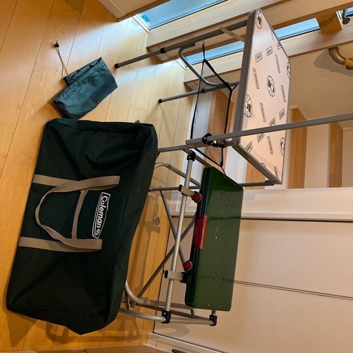 コールマン】2バーナー&専用テーブル&専用ケースセット