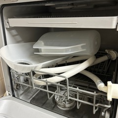 シロカ 2WAY食器洗い乾燥機 [2021年モデル/UV除菌/食洗機/工事不要/分岐水栓可/タイマー6段階設定] SS-MU251 ホワイトの画像