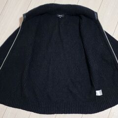 COMME CA ISM■ウール■ダブルジップカーディガン　Mの画像