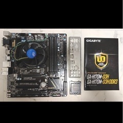 i7 6700 、マザーボード、メモリ、ケース、CPUクーラーセット