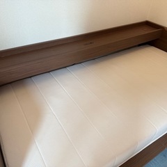 ニトリ ソファベッド　シングル　配送可能❗️の画像