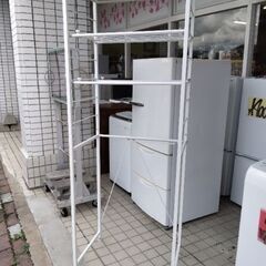 伸縮式　高級　洗濯機 ラック　頑丈　棚　メタルラック　スチールラックの画像