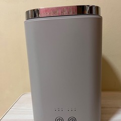 山善　スチーム式加湿器　3L グレーの画像