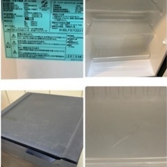 ハイアール　冷凍冷蔵庫　2ドア　JR-N106  2015年製　ブラック　一人暮らし　単身の画像