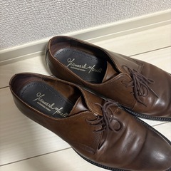 26.5-27.0cm【美品】ビジネスシューズ ジャンカルロモレリ ダークブラウンの画像