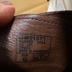 26.5-27.0cm【美品】ビジネスシューズ ジャンカルロモレリ ダークブラウンの画像
