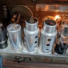 Bluetooth付　ナショナルBX-115　レトロ真空管ラジオの画像