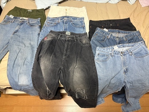 値下げ超特価‼️まとめ売り34点‼️デニム、アウター、Tシャツ付き