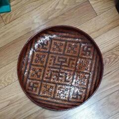 籐編　茶櫃　の画像