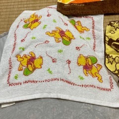 くまのプーさん　ハンカチの画像