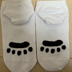 新品　円山動物園　しろくま　靴下の画像