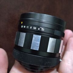 希少　実用品　Aires Tele Coral 10cm F3.5 ゼブラ柄 ★難アリの画像