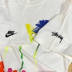 今となっては希少　2020年 限定品　サイズＭ　ナイキ ステューシー Nike  Stussy Douglas Firs to Palm Trees T-Shirt  Whiteの画像