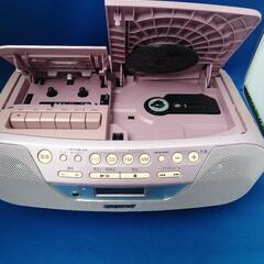 SONY CDラジオカセットコーダー CFD-S05(ピンク)の画像