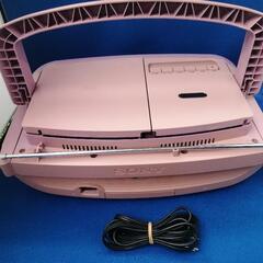 SONY CDラジオカセットコーダー CFD-S05(ピンク)の画像