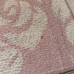 キッチンマットピンクの画像
