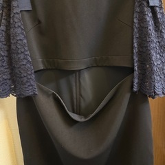 マタニティドレス　ネイビー　Lサイズの画像