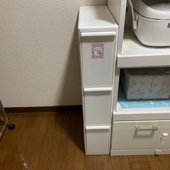 3段ゴミ箱 スリム ダストボックスの画像