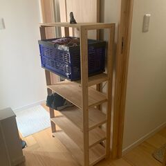 本日お引き取りの場合、本棚2つで1000円 - 高さ121 cm x 幅62 cm x 奥行き30 cm - この価格で2つあります (移動販売)の画像