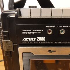 昭和ラジカセ、東芝ACTAS2880、引取限定の画像